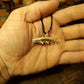 Gold pike necklace, gold and diamond pike fishing pendant, hand made to order. © Adrian Ashley