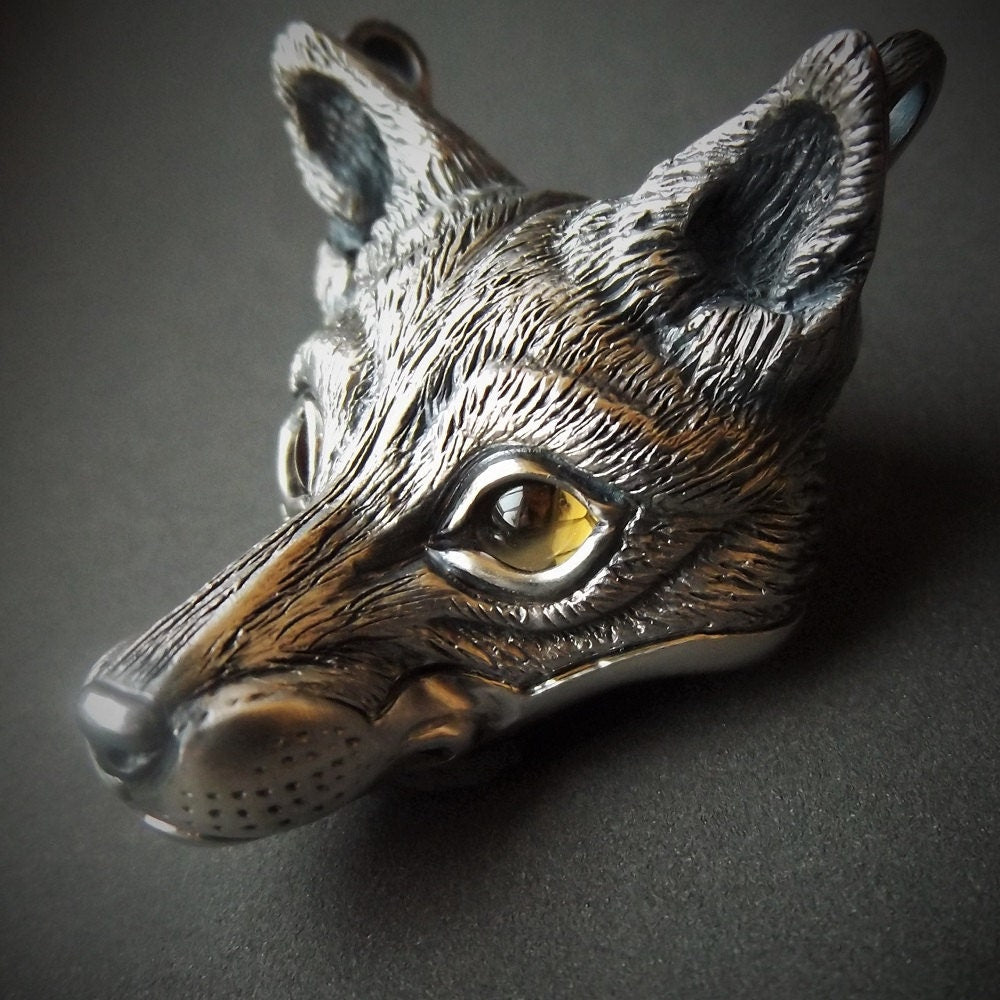 Sterling silver fox sale