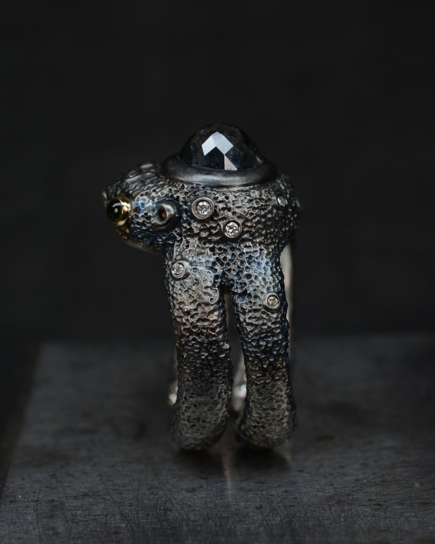 Black Beastie, Bright Creature Finger Cuddler. © Adrian Ashley