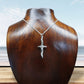 Albatross necklace. Made from highly polished, tarnish resistant silver, hung on a solid silver chain. © Adrian Ashley