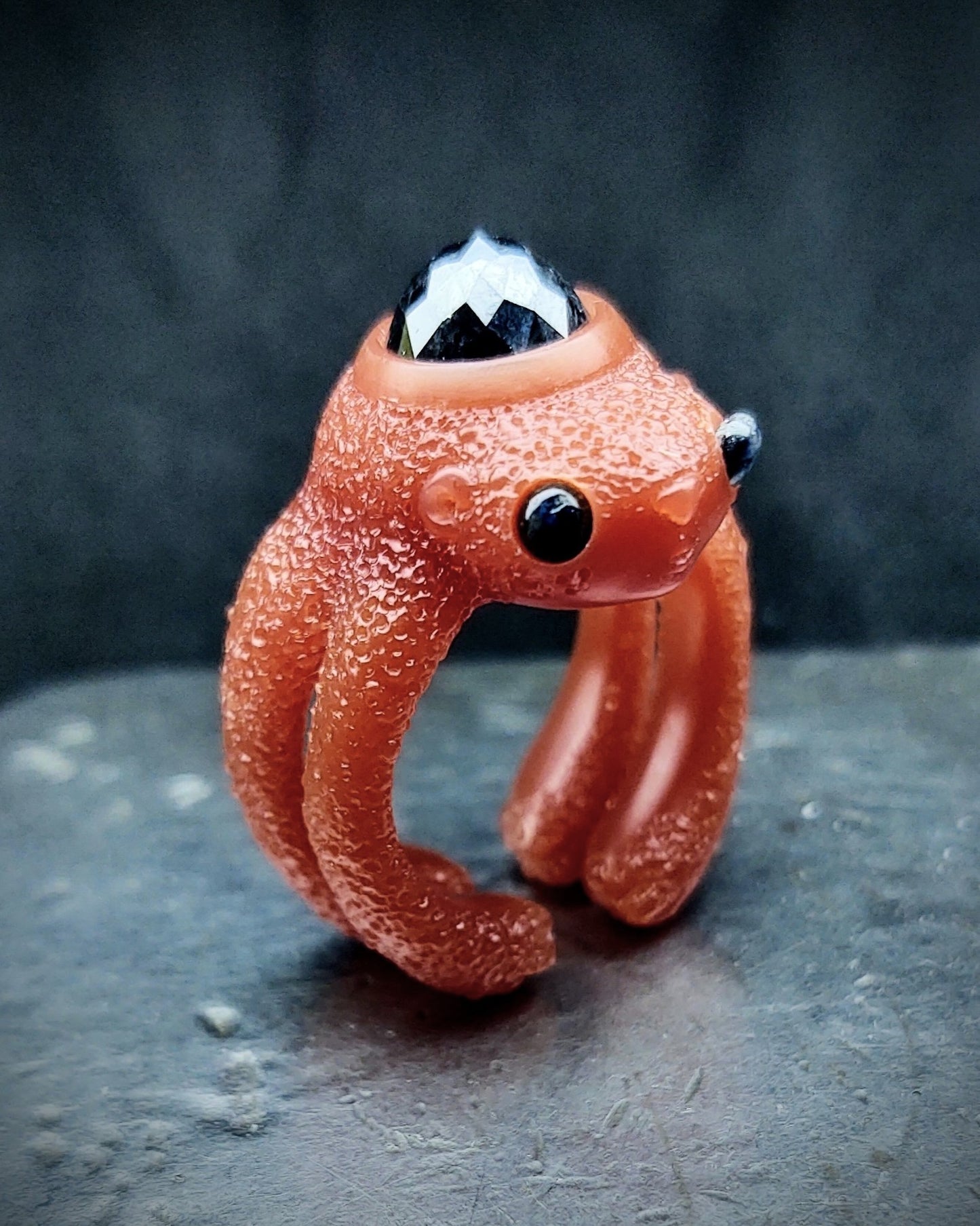 Black Beastie, Bright Creature Finger Cuddler. © Adrian Ashley