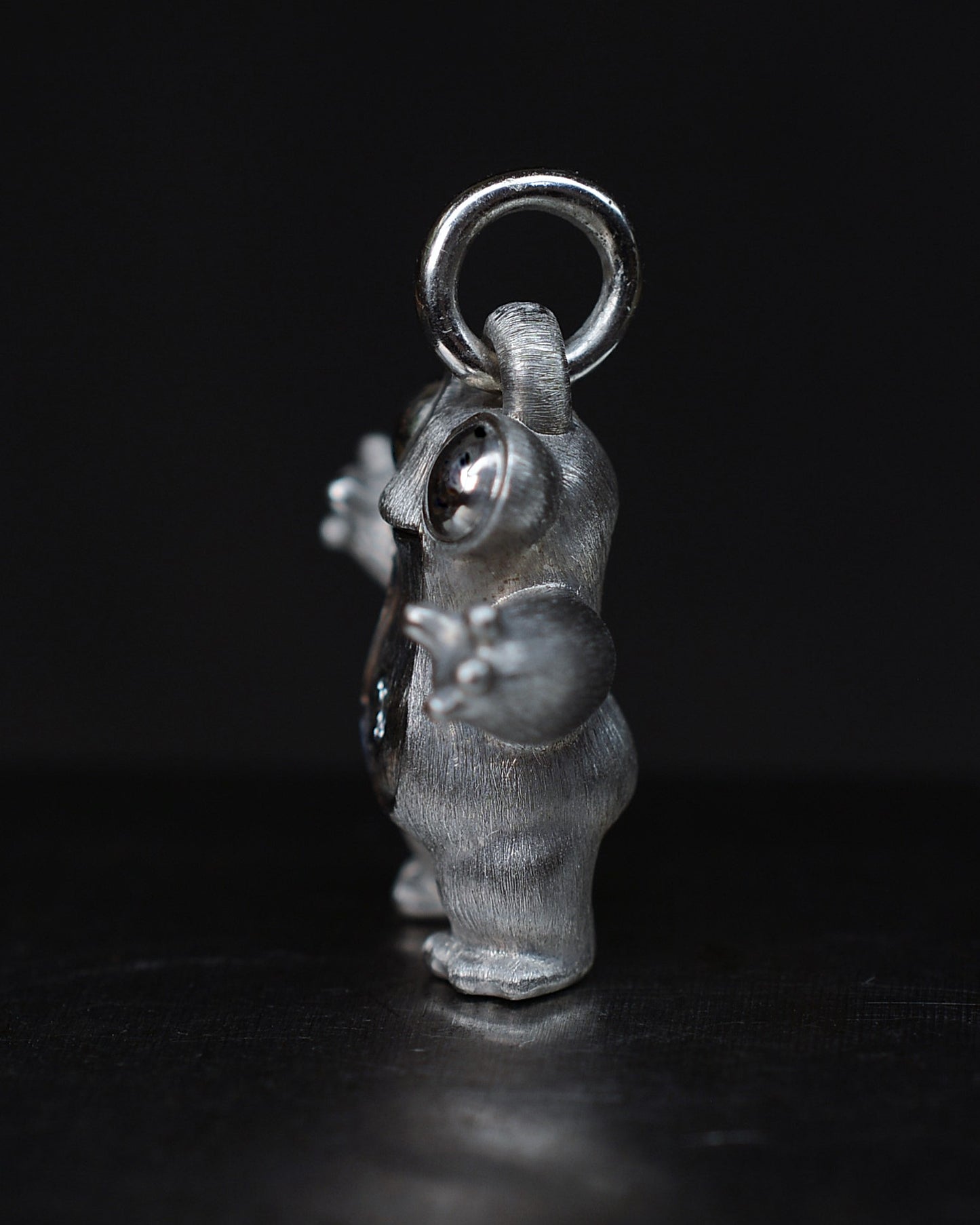 Frog type Bright Creature with a diamond and black rhodium.