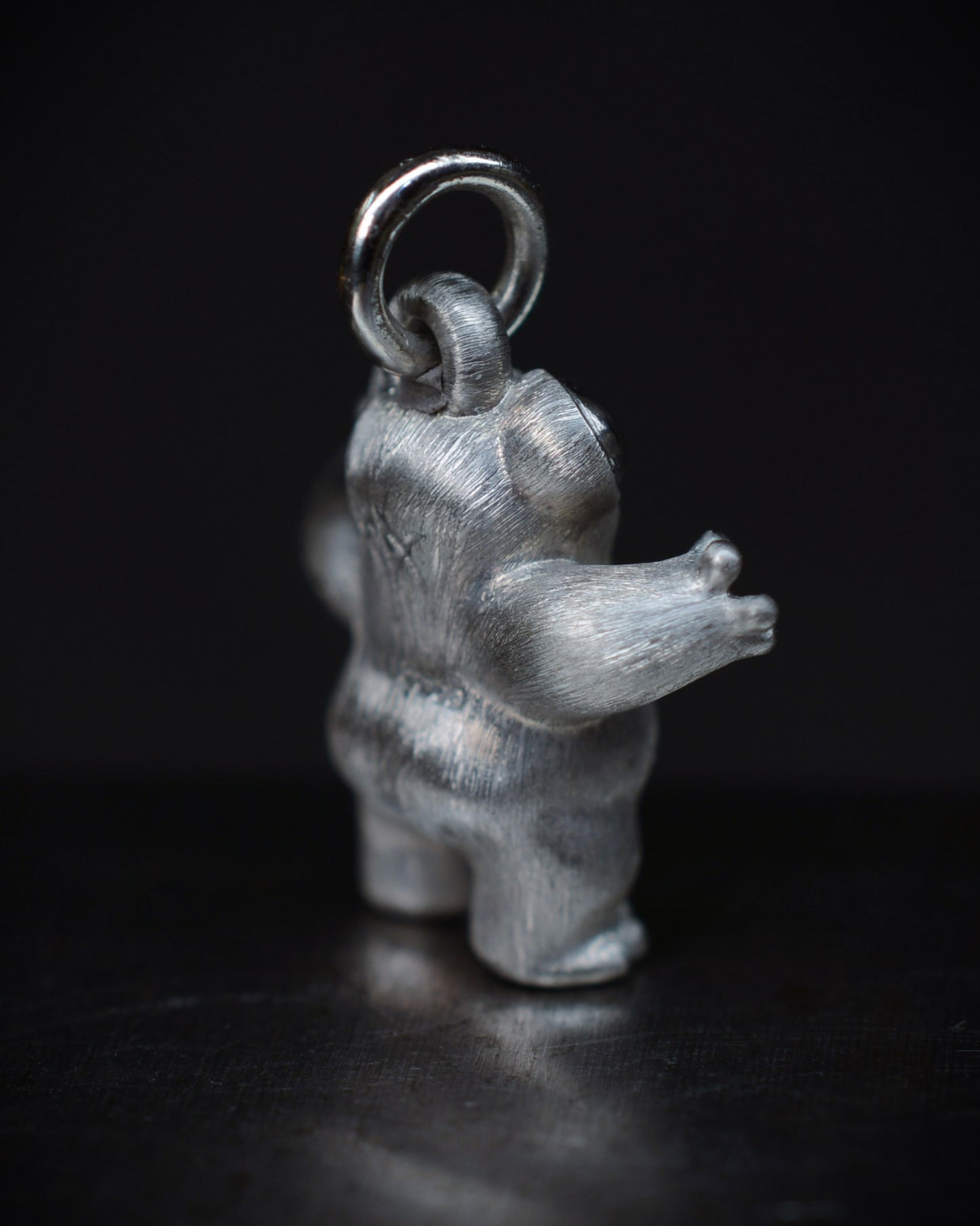 Frog type Bright Creature with a diamond and black rhodium.