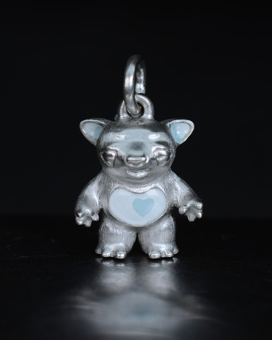 Pastel blue heart Bright Creature
