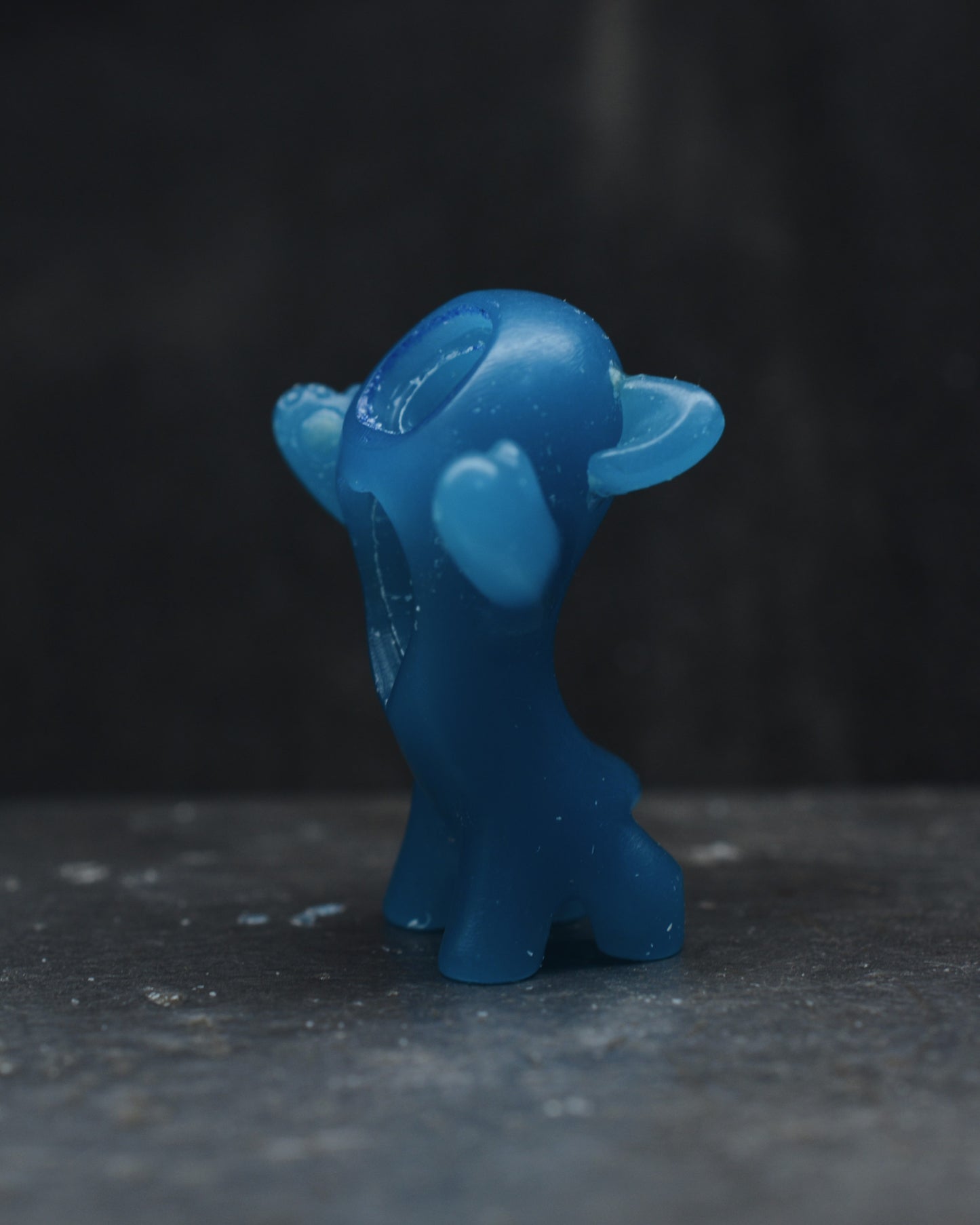 Champagne Heart Creature, Bright Creature Companion Being. © Adrian Ashley