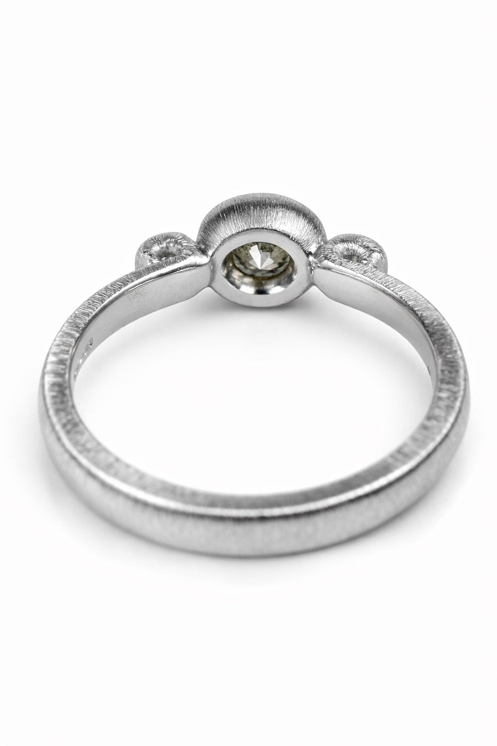 Diamond ring featuring a 0.50ct natural diamond reclaimed from vintage jewellery.