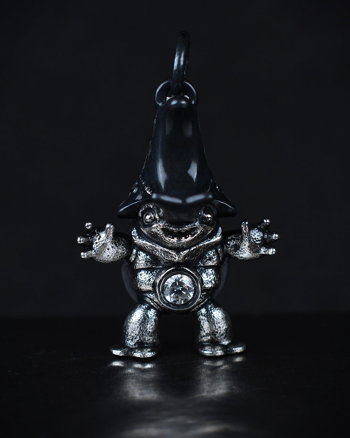 Diamond Beetle Creature with natural diamonds set in its belly and back