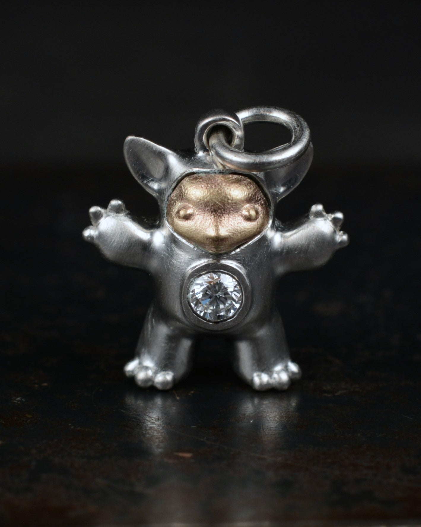 Diamond Gold Face, Bright Creature Companion Being. © Adrian Ashley