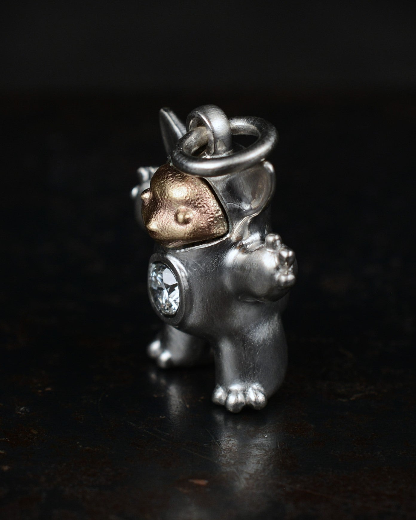 Diamond Gold Face, Bright Creature Companion Being. © Adrian Ashley