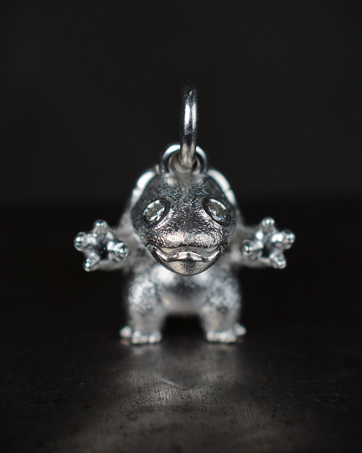 Flathead Bright Creature with a shell and diamond eyes