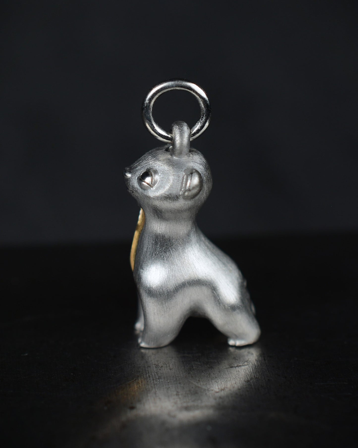 Stoat type Bright Creature with a parcel gilt belly.