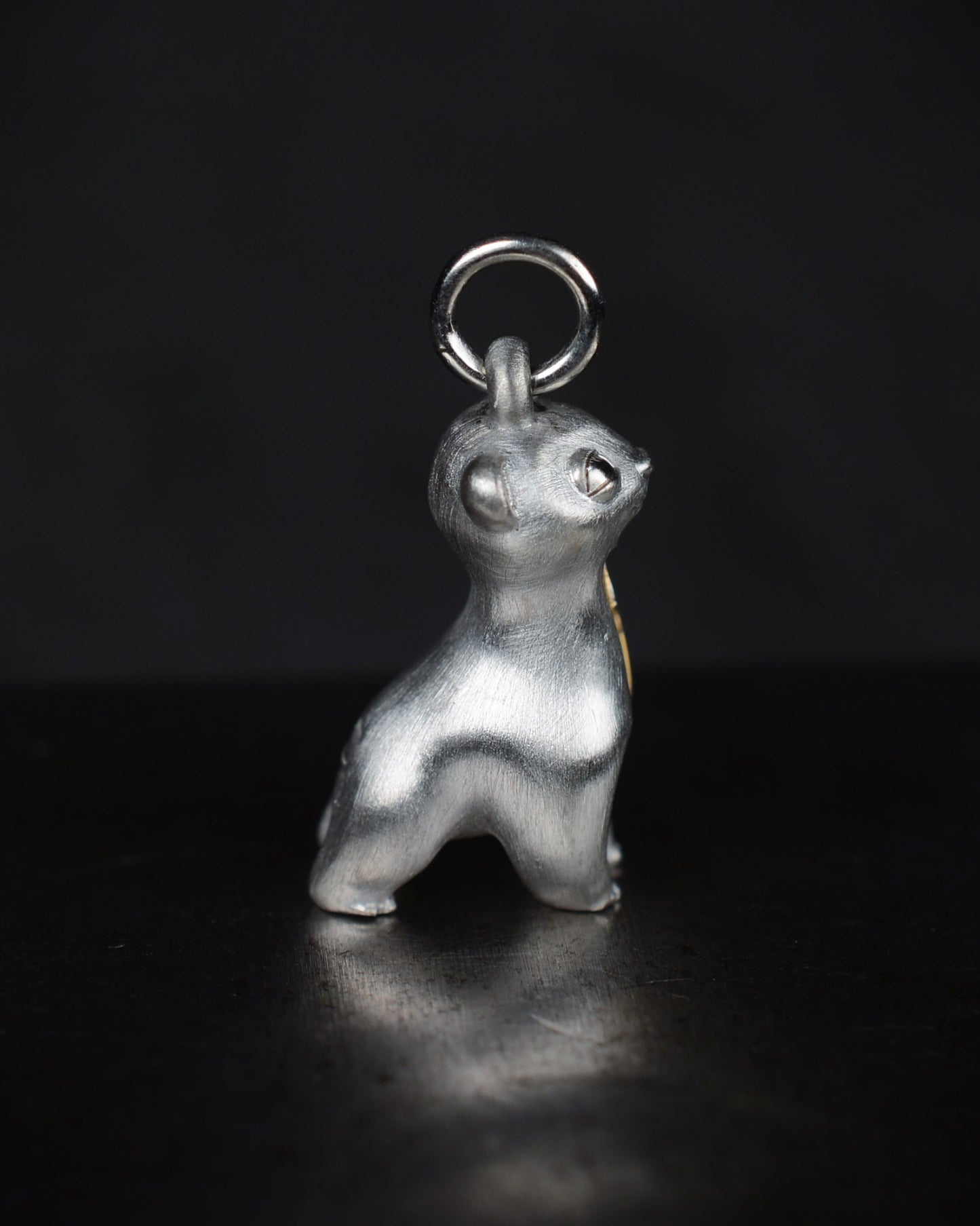 Stoat type Bright Creature with a parcel gilt belly.