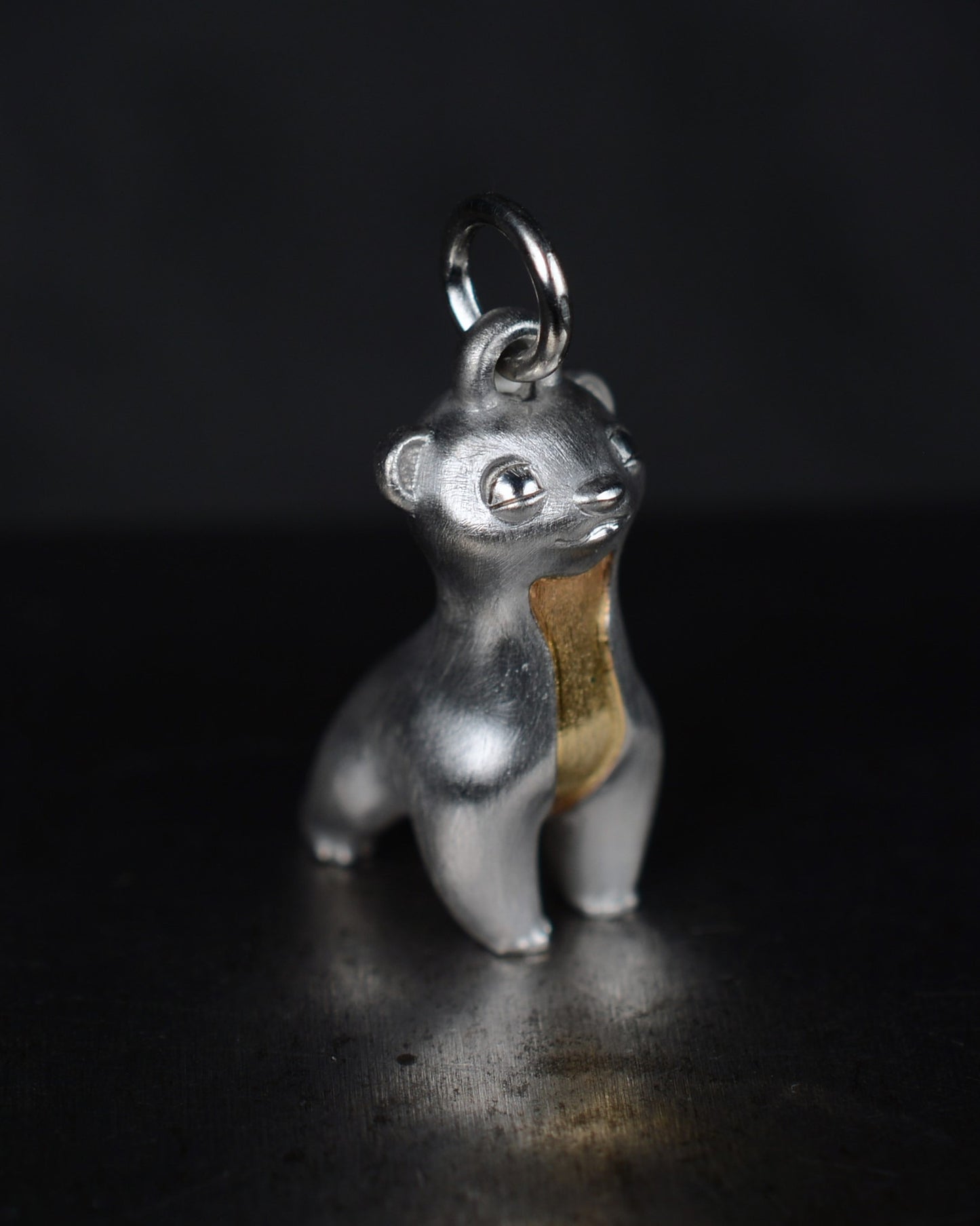 Stoat type Bright Creature with a parcel gilt belly.