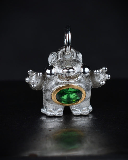 Dumpy Bright Creature with a green tourmaline belly.