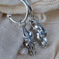 Horse head earrings, sterling silver equestrian earrings *This piece is finished and ready to be shipped* © Adrian Ashley
