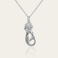 Mermaid necklace. Made from highly polished, tarnish resistant silver, hung on a solid silver chain.  . © Adrian Ashley