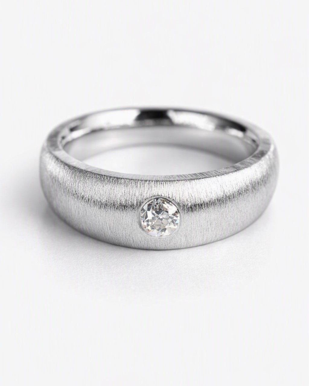 Old-cut diamond ring featuring a 0.24ct natural diamond reclaimed from vintage jewellery.
