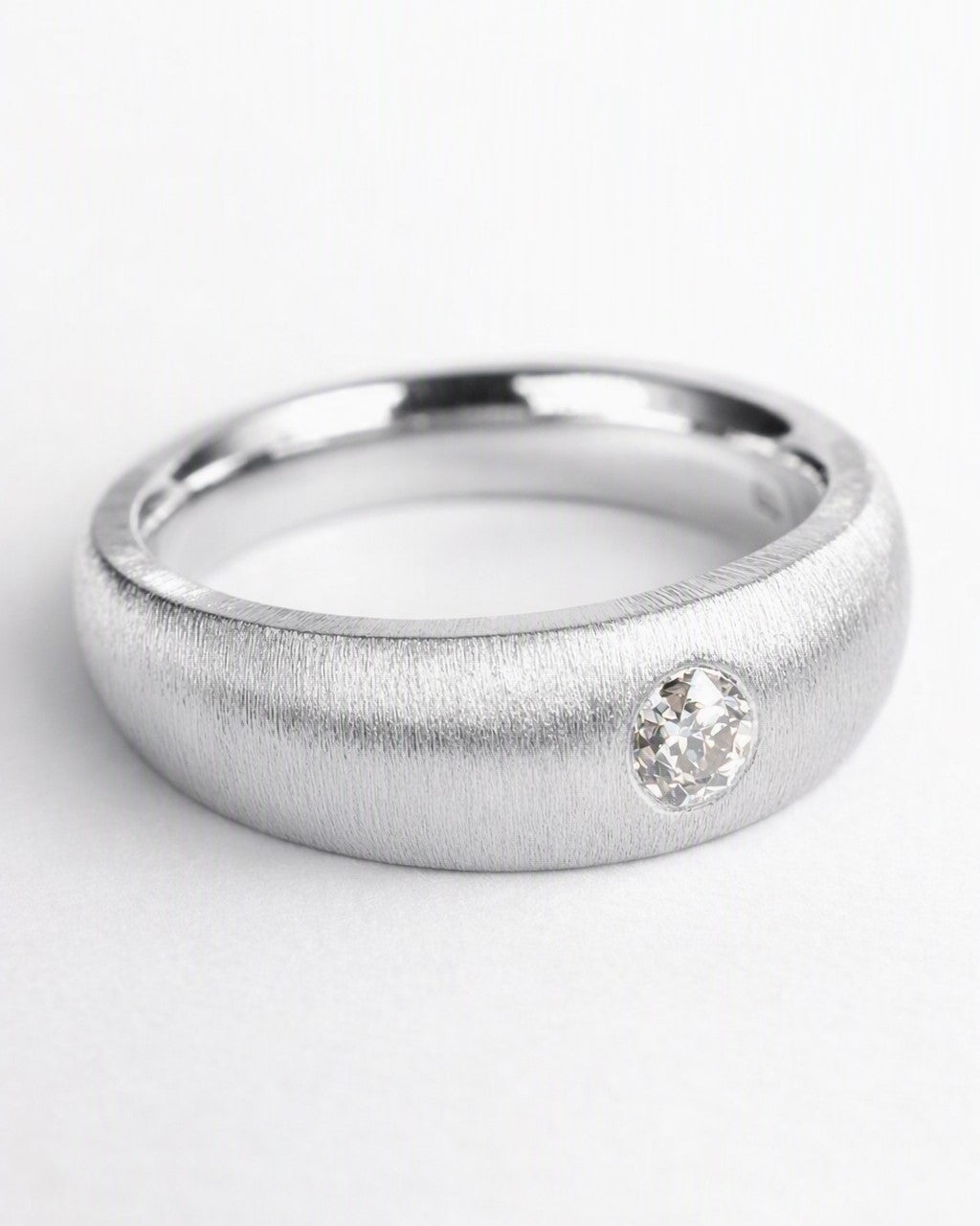 Old-cut diamond ring featuring a 0.24ct natural diamond reclaimed from vintage jewellery.