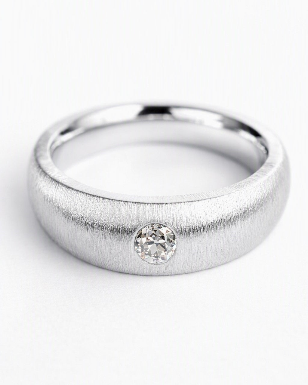 Old-cut diamond ring featuring a 0.24ct natural diamond reclaimed from vintage jewellery.