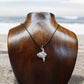 Mola Mola necklace. Made from highly polished, tarnish resistant silver, on a cord. © Adrian Ashley
