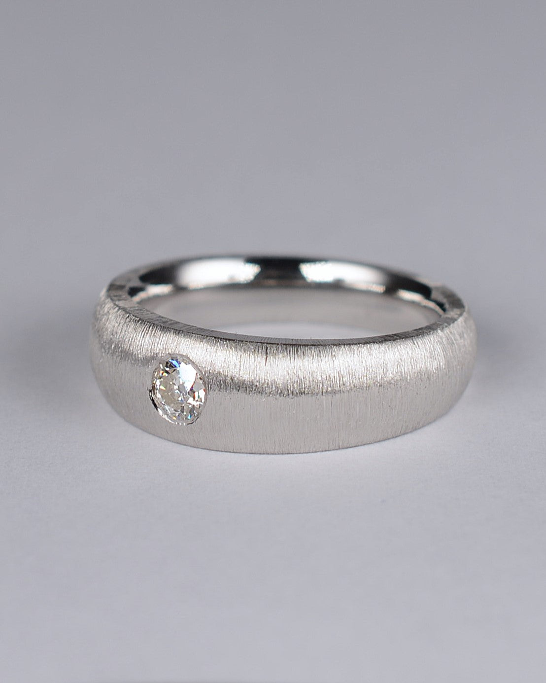 Old-cut diamond ring featuring a 0.23ct natural diamond reclaimed from vintage jewellery.