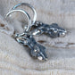 Rabbit earrings, sterling silver wildlife earrings *This piece is finished and ready to be shipped* © Adrian Ashley