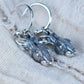 Rabbit earrings, sterling silver wildlife earrings *This piece is finished and ready to be shipped* © Adrian Ashley