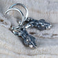 Rabbit earrings, sterling silver wildlife earrings *This piece is finished and ready to be shipped* © Adrian Ashley