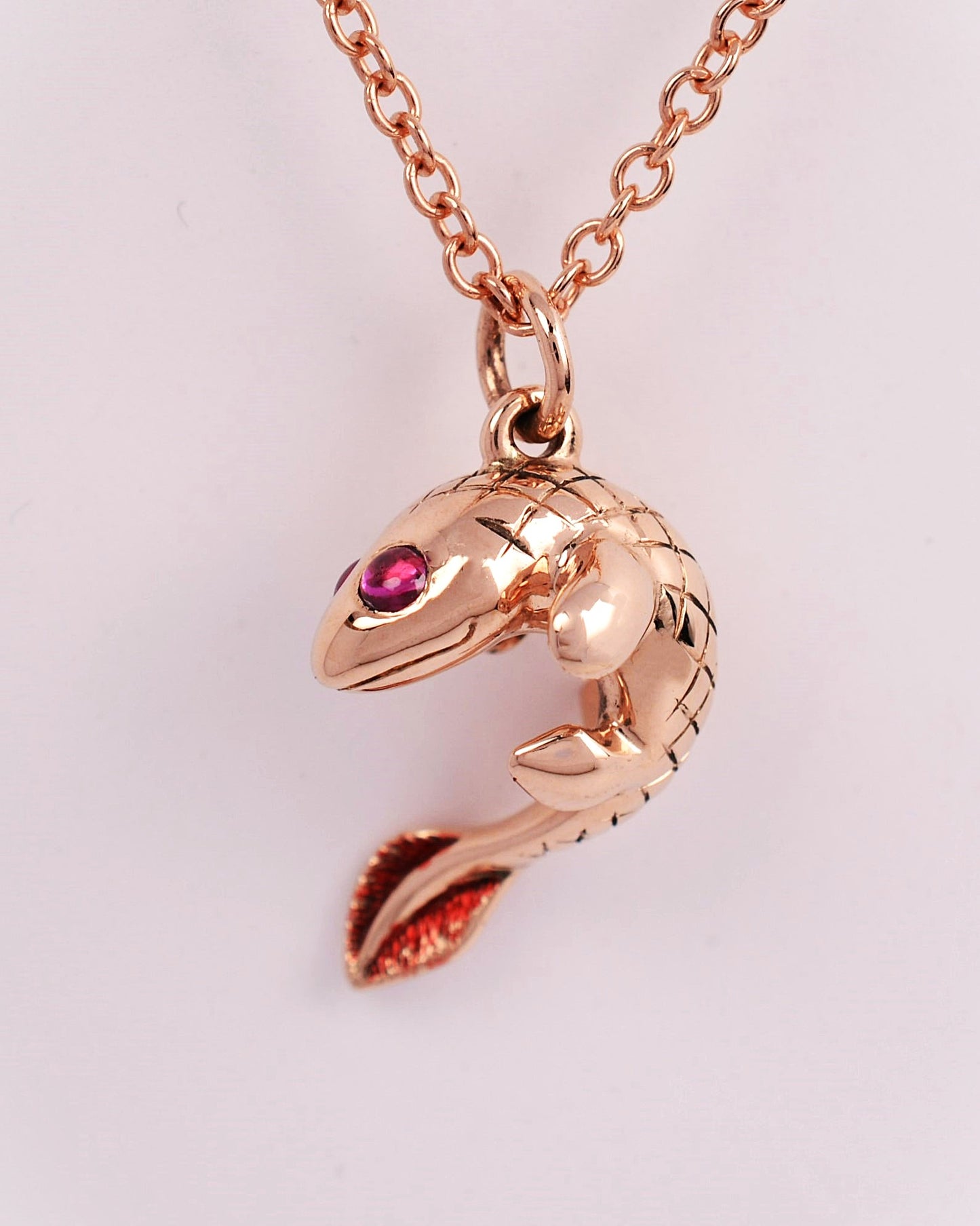 Red Pandafish, Bright Creature Companion Being. © Adrian Ashley