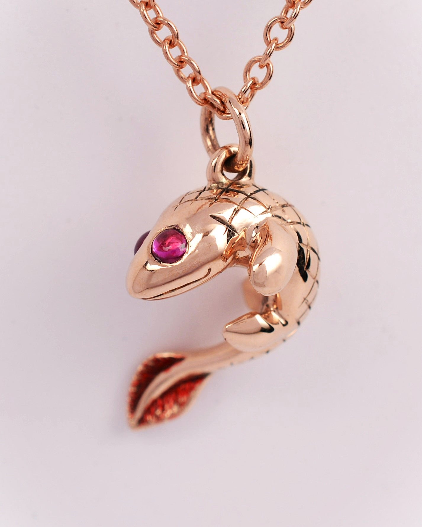 Red Pandafish, Bright Creature Companion Being. © Adrian Ashley