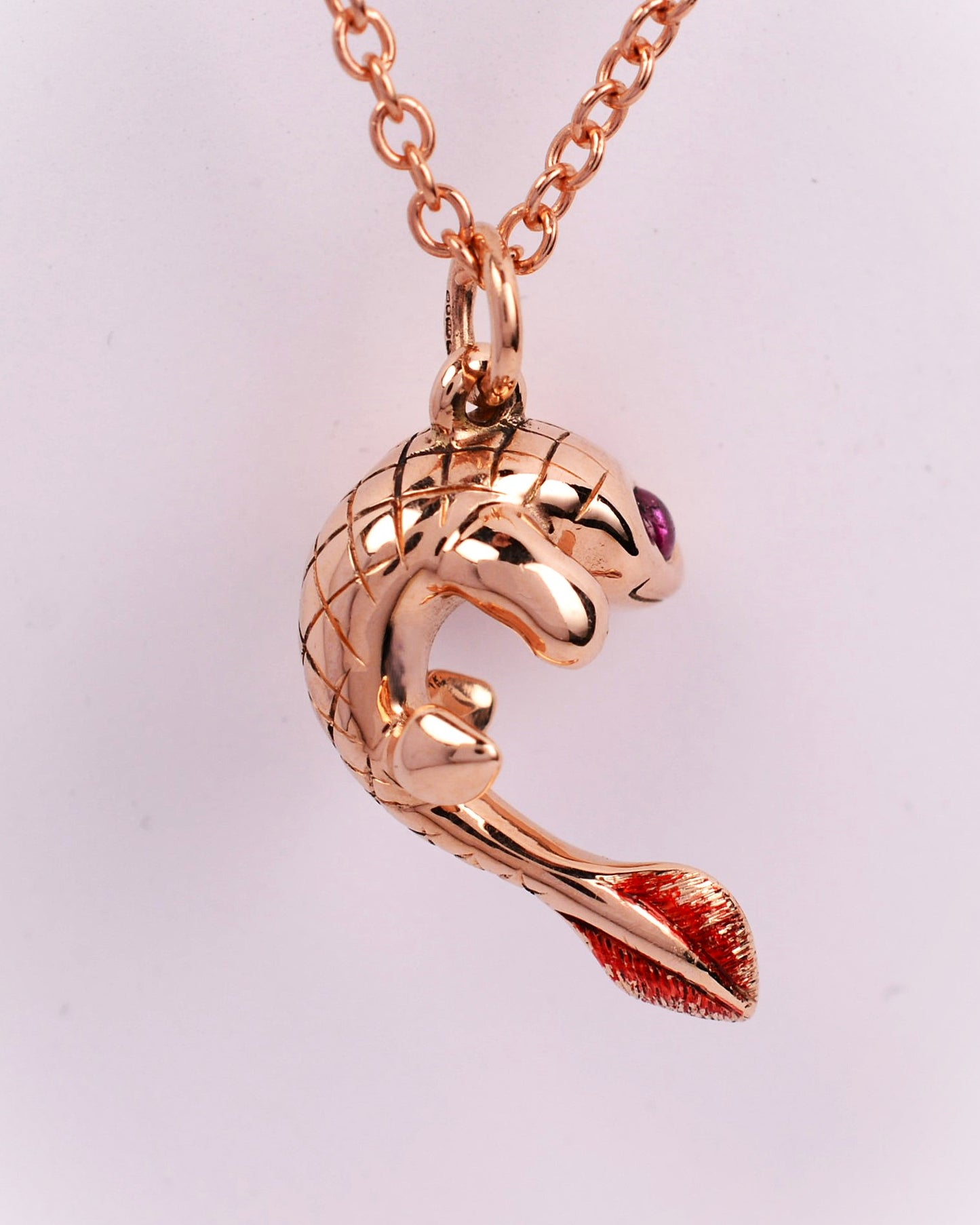 Red Pandafish, Bright Creature Companion Being. © Adrian Ashley