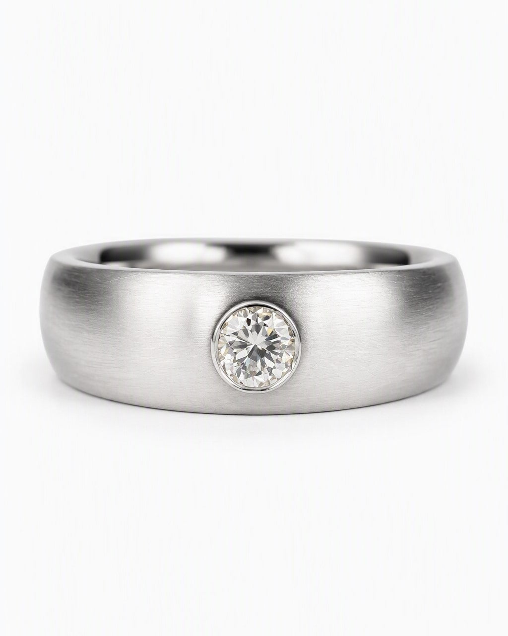 Transitional-cut diamond ring featuring a 0.24ct natural diamond reclaimed from vintage jewellery.