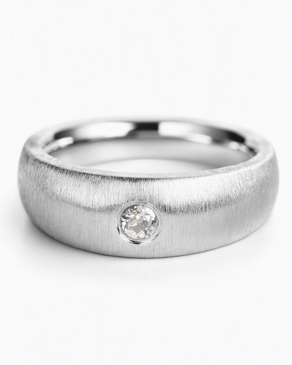 Old-cut diamond ring featuring a 0.14ct natural diamond reclaimed from vintage jewellery.