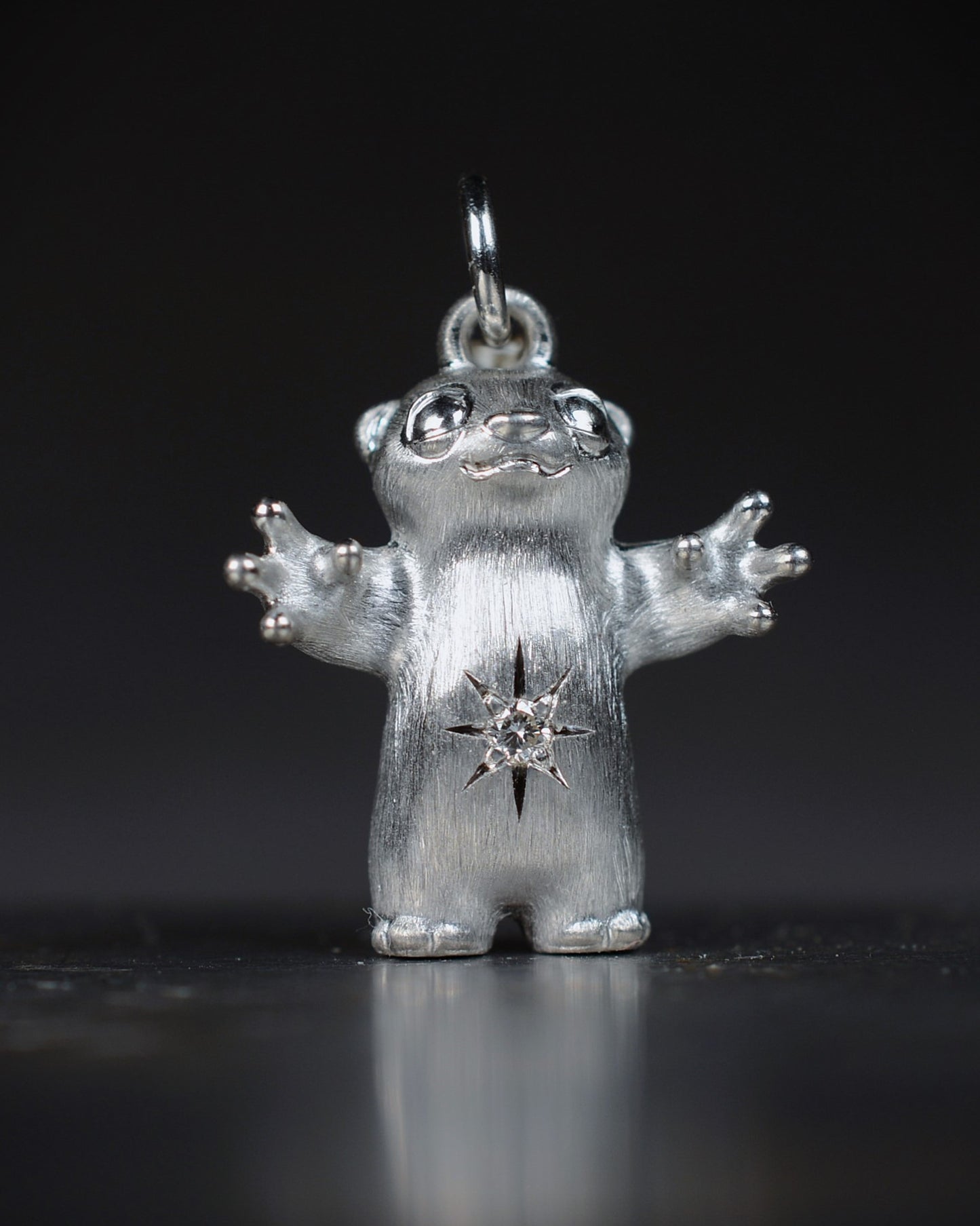 Standing stoat type Bright Creature with a star-set diamond belly.