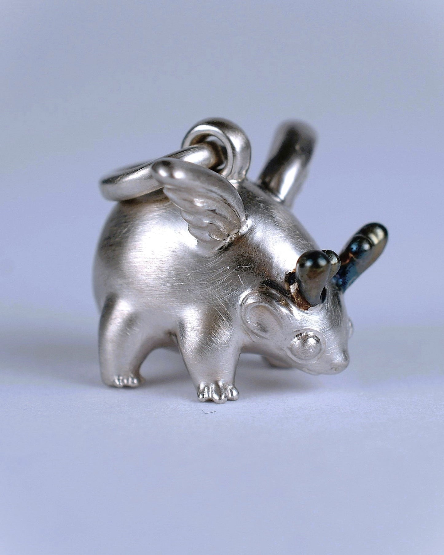 Winged creature with horns, Bright Creature Companion Being. © Adrian Ashley