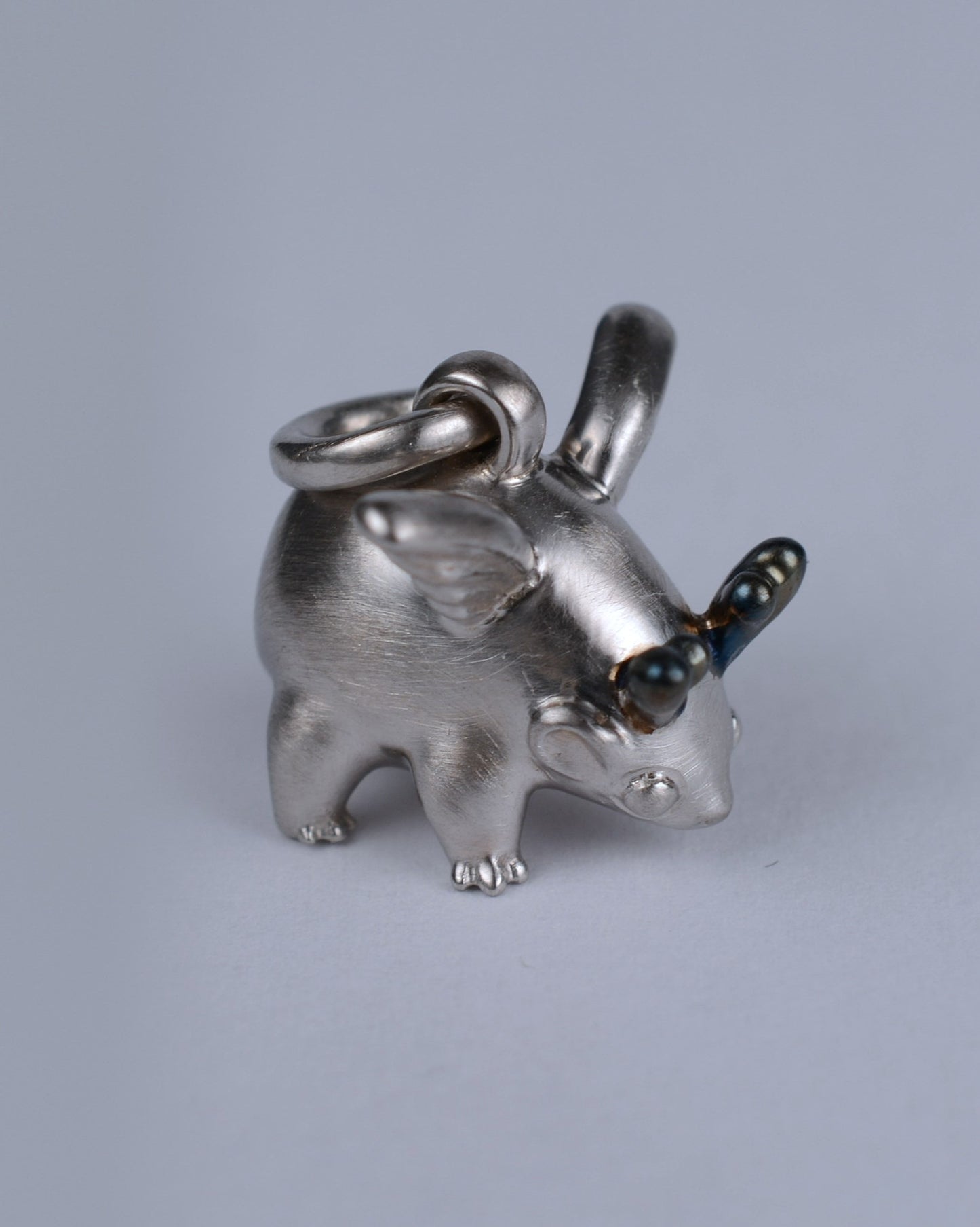 Winged creature with horns, Bright Creature Companion Being. © Adrian Ashley