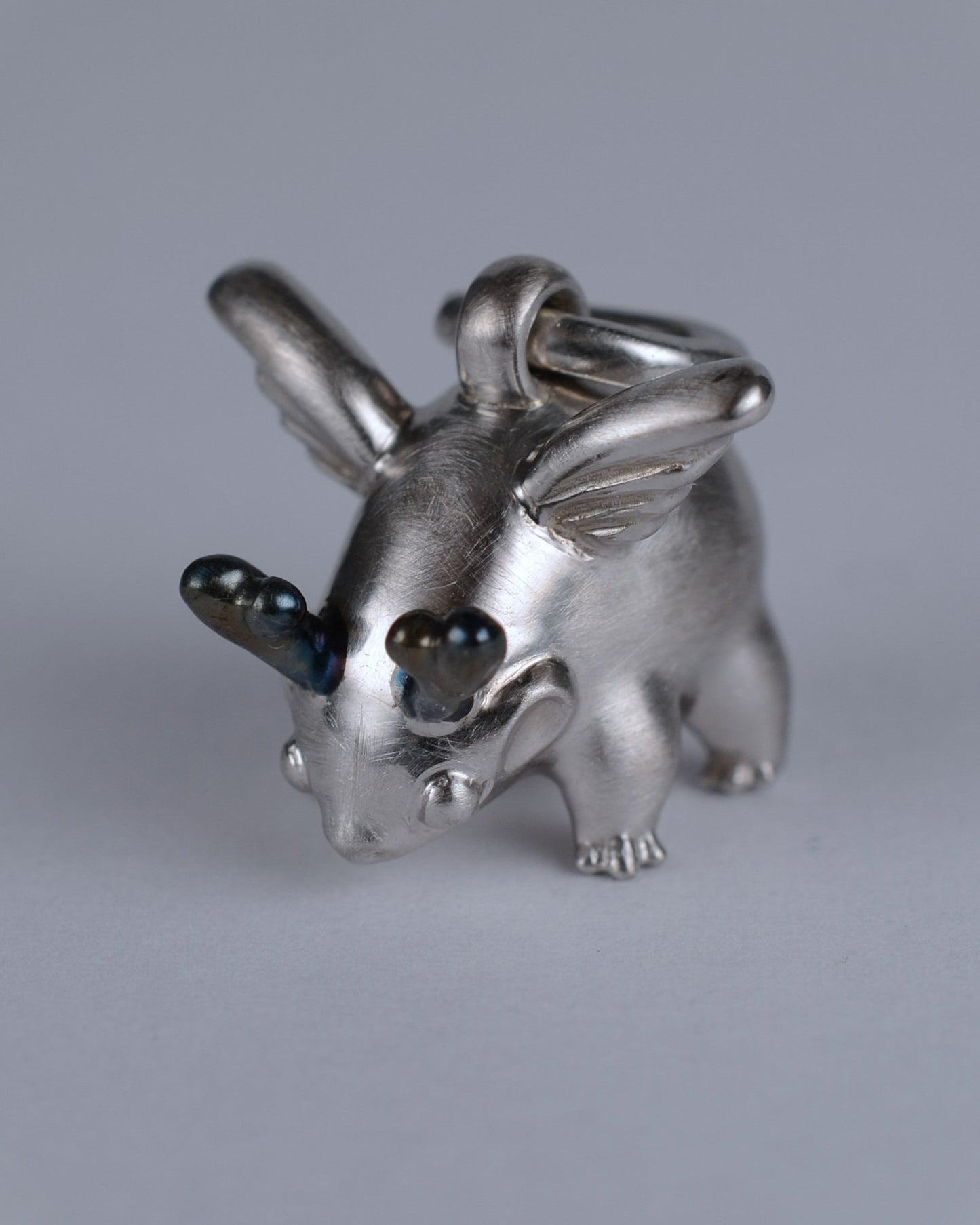 Winged creature with horns, Bright Creature Companion Being. © Adrian Ashley