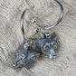 Wolf earrings, sterling silver wildlife earrings *This piece is finished and ready to be shipped* © Adrian Ashley