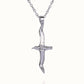 Platinum Albatross charm with a solid platinum chain. Made to order. © Adrian Ashley