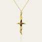 Gold plated silver Albatross pendant and chain. © Adrian Ashley