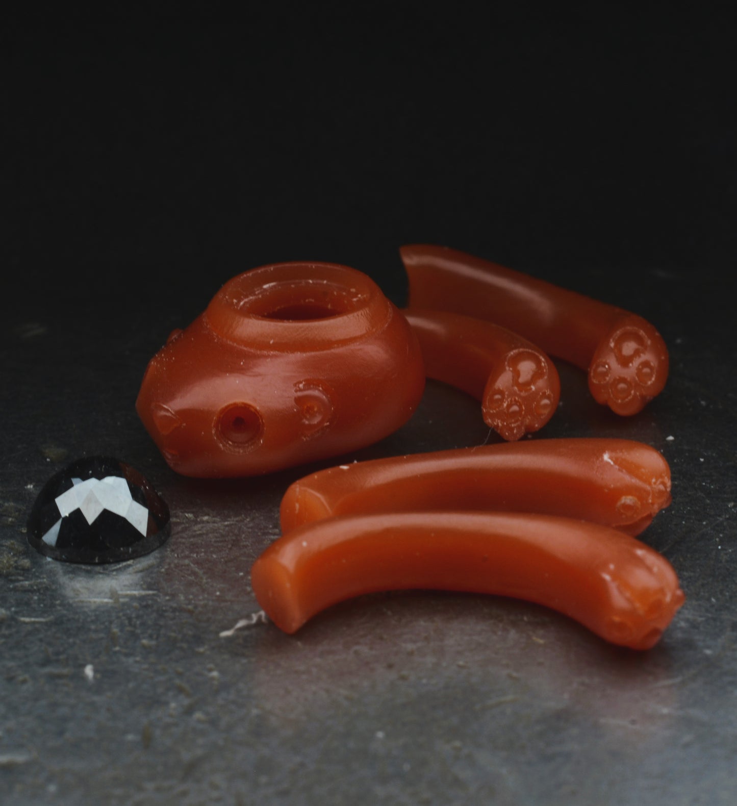 Black Beastie, Bright Creature Finger Cuddler. © Adrian Ashley