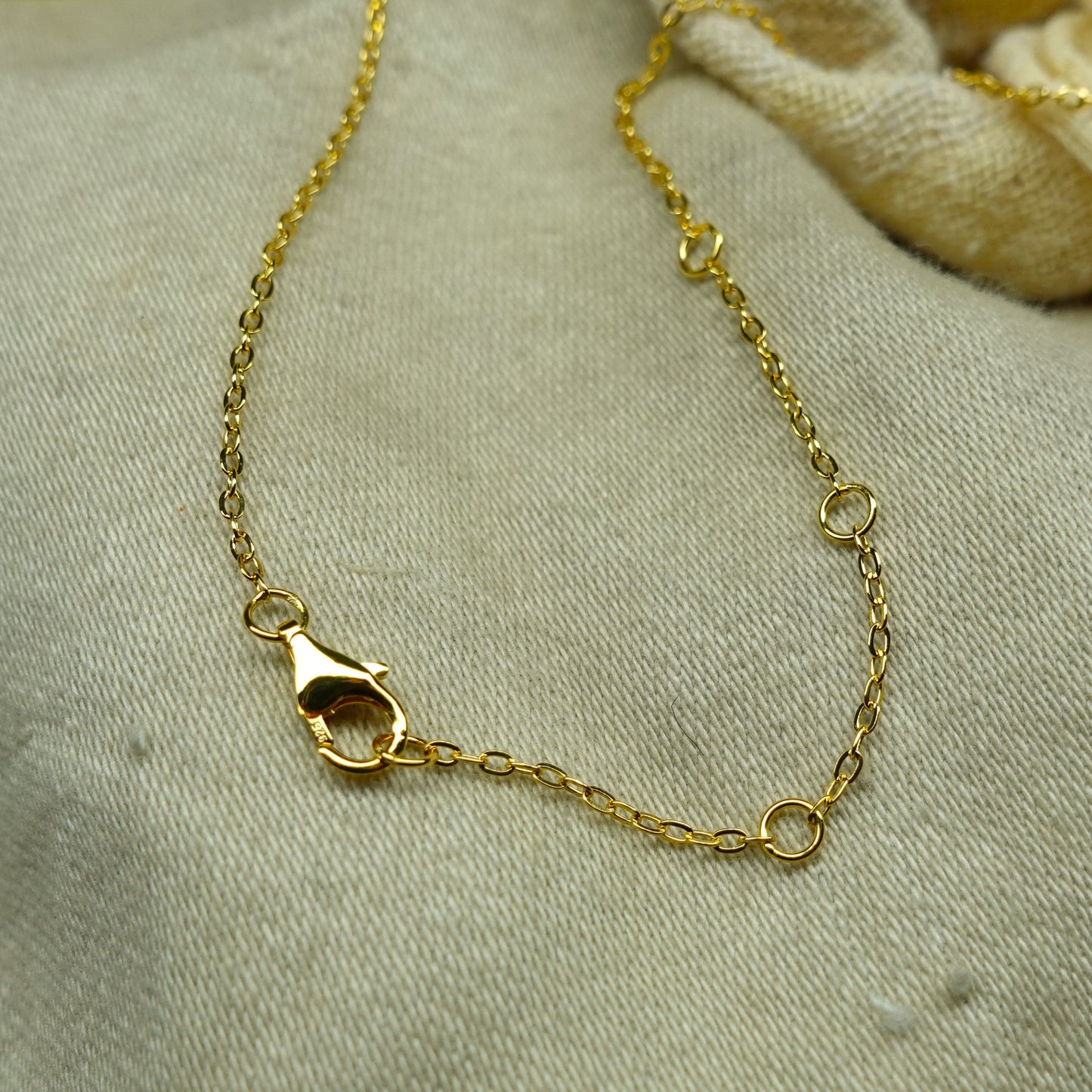 Gold plated silver Manta Ray pendant and chain. © Adrian Ashley