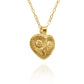 Gold vermeil Owl charm pendant and chain. © Adrian Ashley