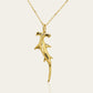 Gold plated silver Hammerhead Shark pendant and chain. © Adrian Ashley