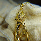 Gold plated silver Mermaid pendant and chain. © Adrian Ashley