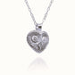 Platinum Owl charm with a solid platinum chain. Made to order. © Adrian Ashley