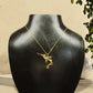 Gold plated silver Weedy Sea Dragon pendant and chain © Adrian Ashley