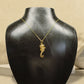 Gold plated silver Seahorse pendant and chain. © Adrian Ashley