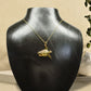 Gold plated silver Sea Turtle pendant and chain. © Adrian Ashley