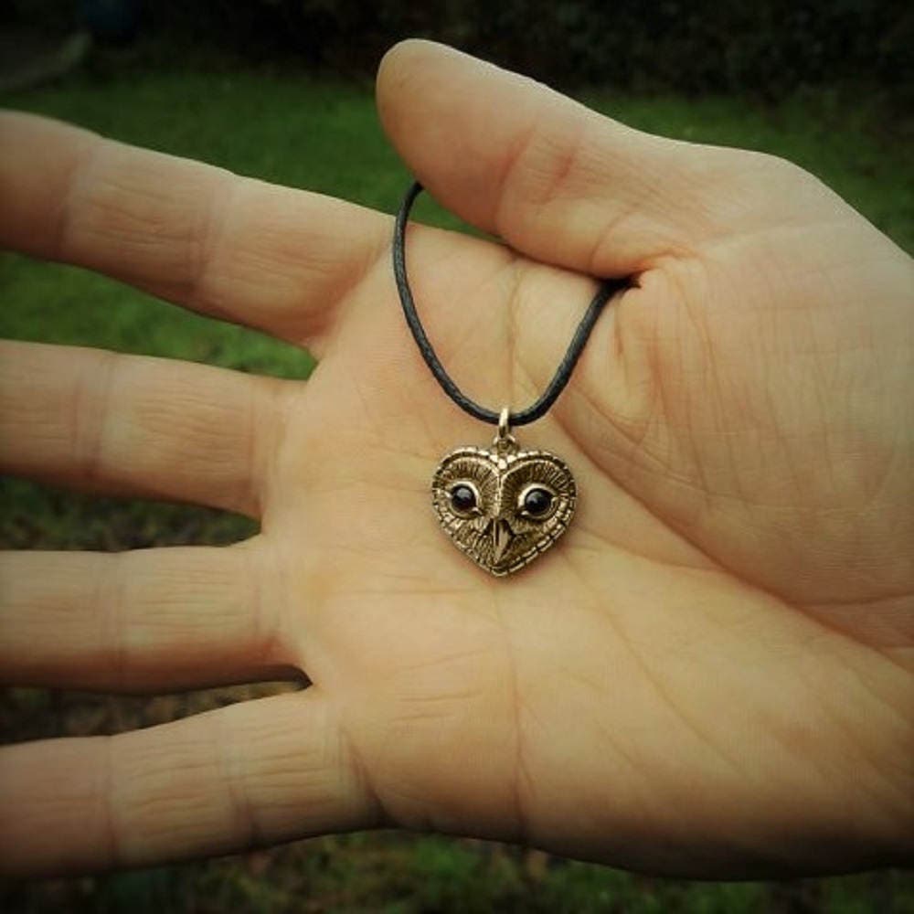 Owl pendant store necklace gold